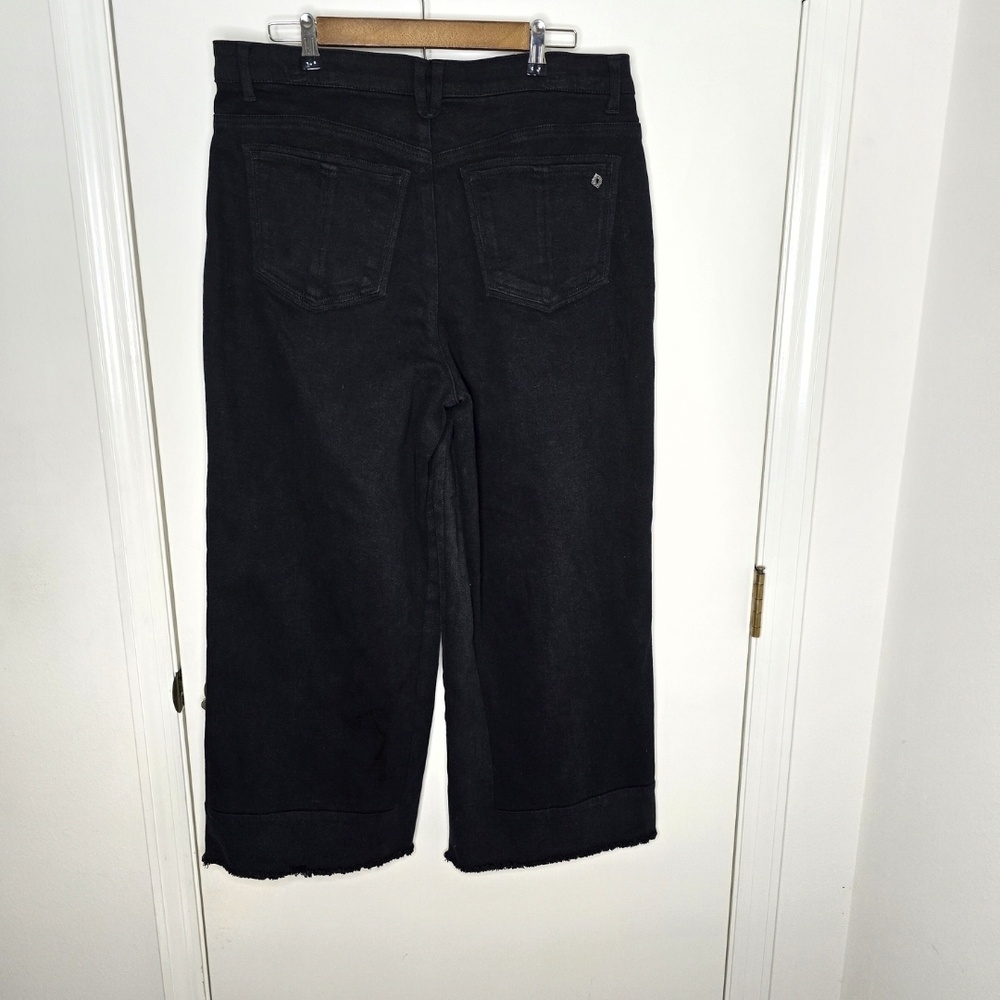 Democracy Absolution Skyrise Women's Black Wide-Leg Jeans NWT 16 - Picture 4 of 8